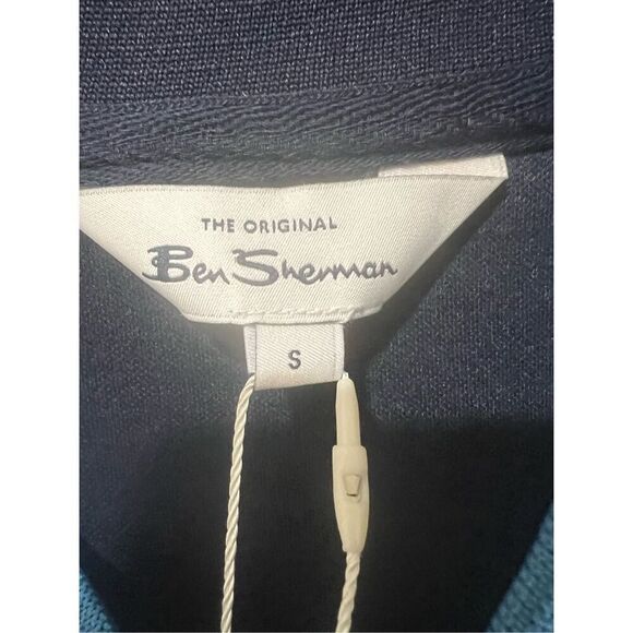 Ben Sherman NWT Herringbone Track Bomber Jacket sz S - Picture 5 of 8